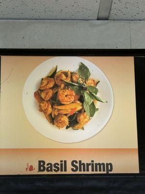 Basil shrimp