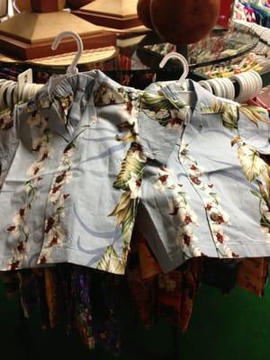 Hawaiian shirts for the twins