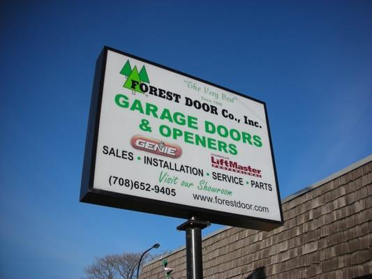 Forest Door - 26th Street Sign