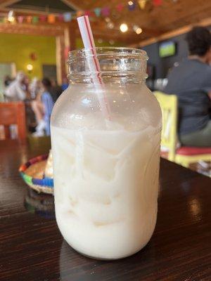 Horchata. Very rarely see it. So glad they have it.