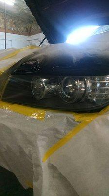 Head lamp restoration 2009 bmw $200