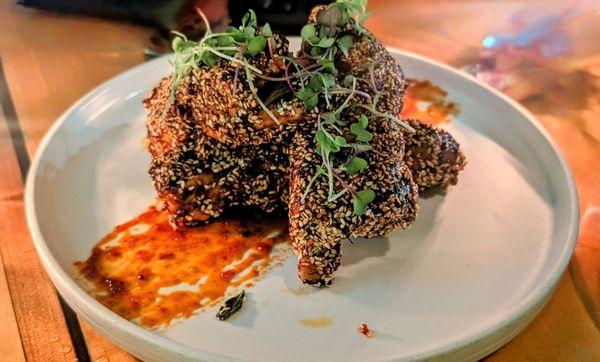 Sesame chili ribs