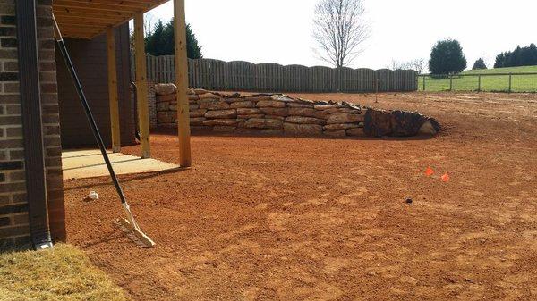 Grading and walls