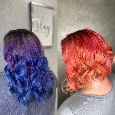 Fashion color ombre's by Gianna