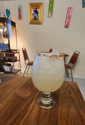 Lozzarita (margarita) with Tajín rim. Yum!