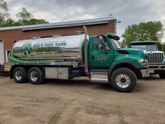 One of our new pump trucks