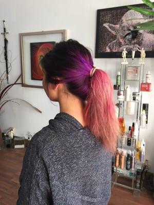 Ash purple ombre!