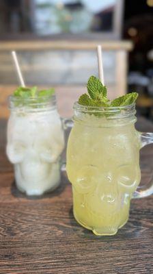 Coconut and passionfruit Mojitos