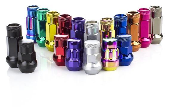 Muteki Lug Nuts available for either 12x1.5 or 12x1.25 thread pitches