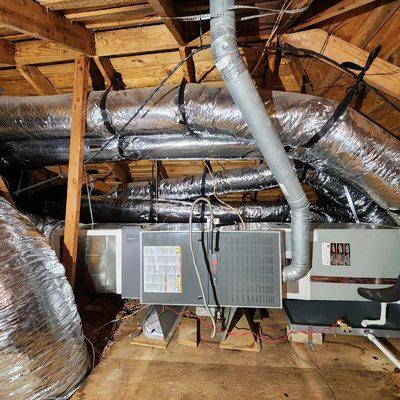 Air Conditioning furnace coil plenums ducts