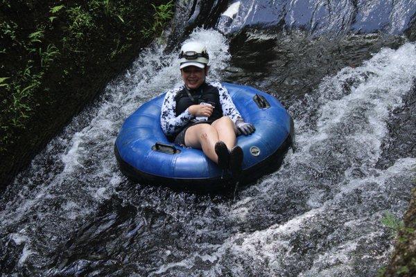 Tubing down