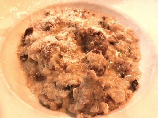 Risotto con Salsiccia, basically Italian sausage risotto, excellent