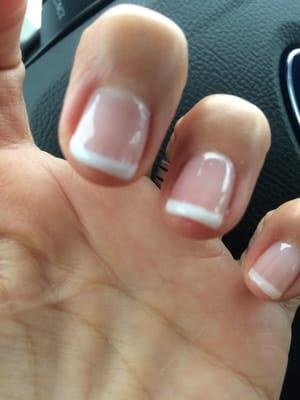 French tip misery... Ugh