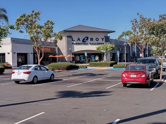 With the many department stores and the restaurants, they have at the mission valley transit center.