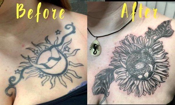 Cover up done by Delaney