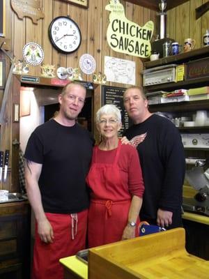 The Lepine family - owners of Empire Market since 1921.