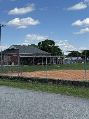 Side view of baseball field !