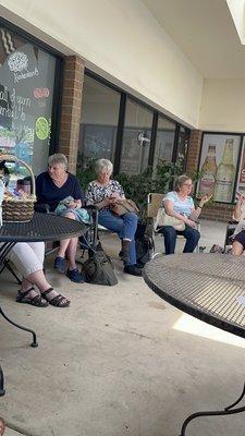 Part of growing group of knitters and crocheters for international woven arts day