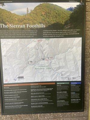 Info about the Sierran Foothills.