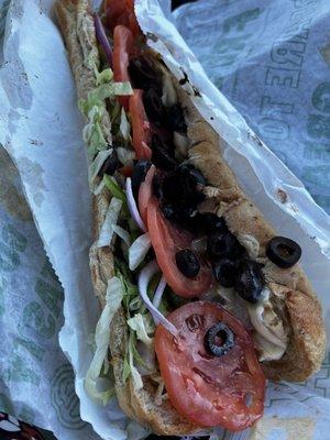 Teriyaki chicken sub