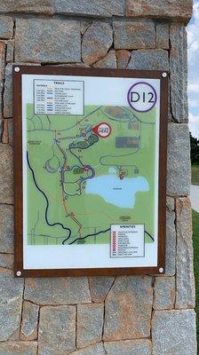 Maps throughout the park