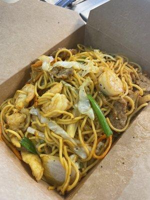 Yummy Combination Lo Mein for takeout!