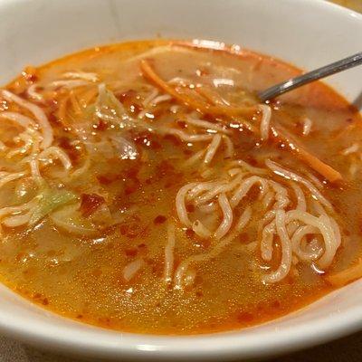 Spicy Miso Ramen takeout (veggies only)