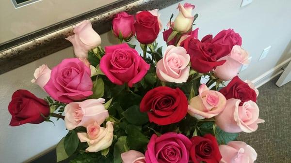 Our 25th wedding anniversary.   This is the best place in Tampa to order roses from for any occasion.