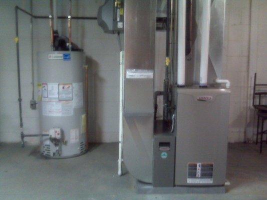 High efficient furnace installation and service.