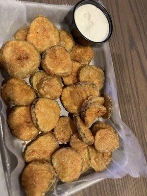 Fried pickles were real good