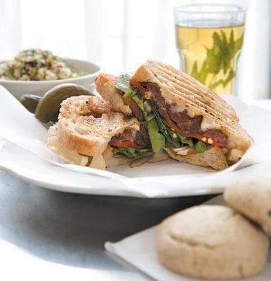 Create your own Sandwich, Couscous Salad, Housemade Cookies and Mint Tea