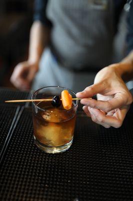 Perfectly crafted Old Fashioned