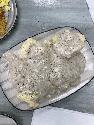 Biscuits and gravy