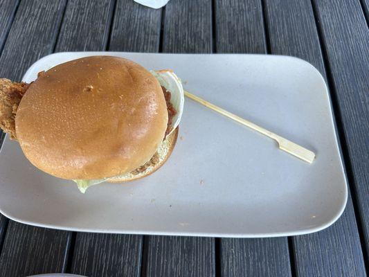 crispy buffalo chicken sandwich