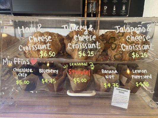 Fresh baked pastries from Sweet Temptations a local bakery