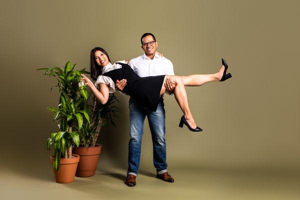 George and Katrina de los Reyes for GK Chicago modeling for BHHS Chicago's new real estate campaign Move Confidently!