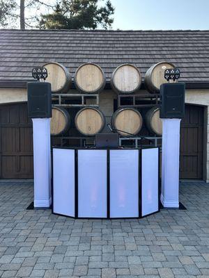 Basic wedding setup.