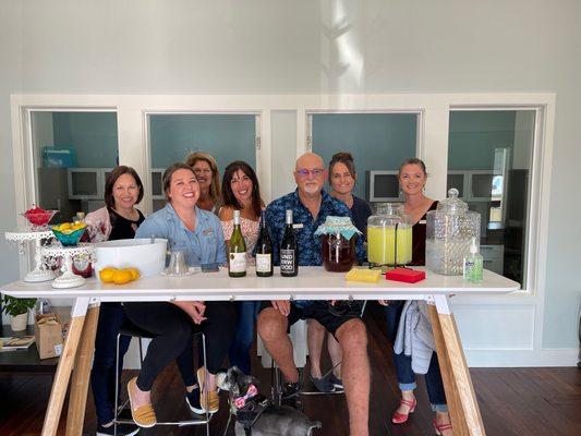 Our team hosted Alive after Five - wine walk even in Old Town Bandon