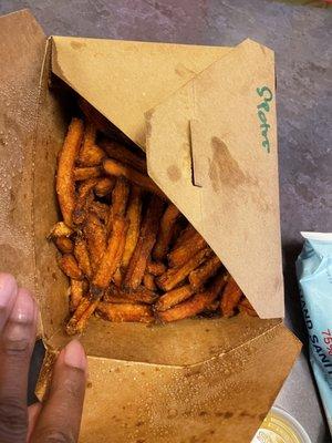 Sweet potatoes fries