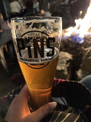 Beer & fire pit