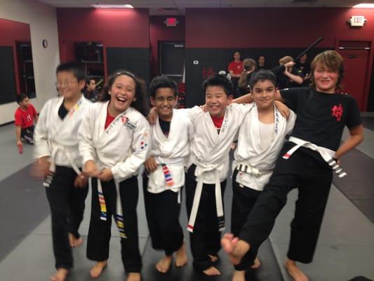 A great place for kids to grown up.  These kids have been at the dojo since age 5.  Now they're 11 on the night before their ...