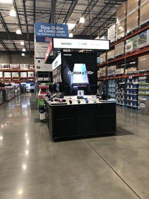 Located near the electronic department inside Costco.