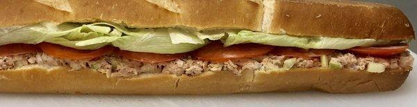 12 Inch Tuna sandwich $11.99