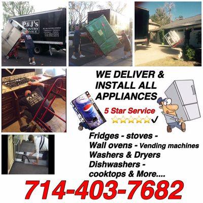 DELIVERY & APPLIANCE INSTALLATIONS