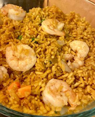 Shrimp fried rice