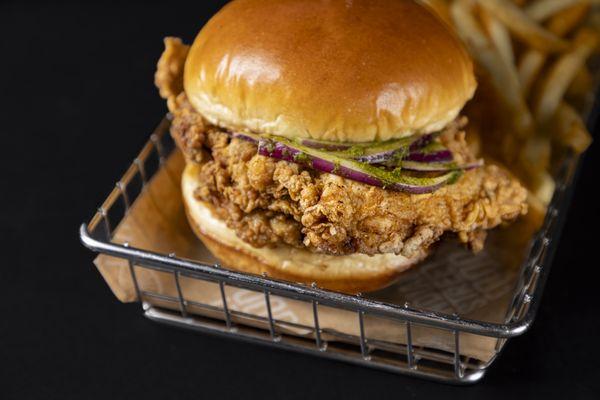 Tandoori Fried Chicken Sando