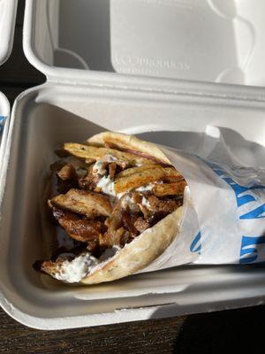 Pork Belly Gyro Pita