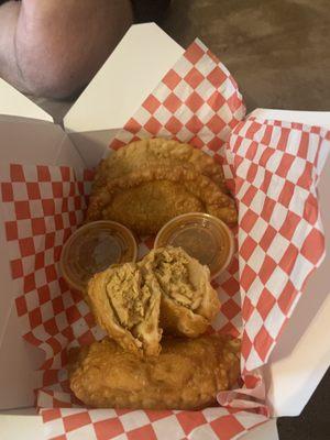 Chicken Empanadas by A Atana Food Truck. THE BEST EMPENADAS IN THE CLT!!!