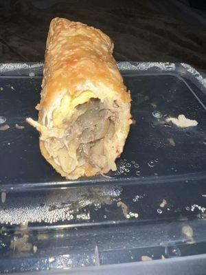 Cheesesteak egg roll