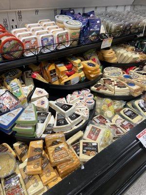 A wide variety of cheeses